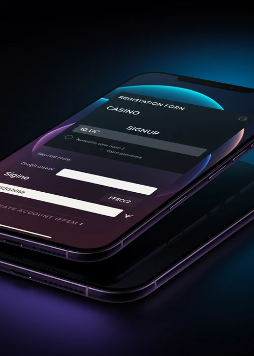 Écran d'inscription du Wonaco Casino affichant les champs pour créer un compte joueur et démarrer l'aventure rapidement.